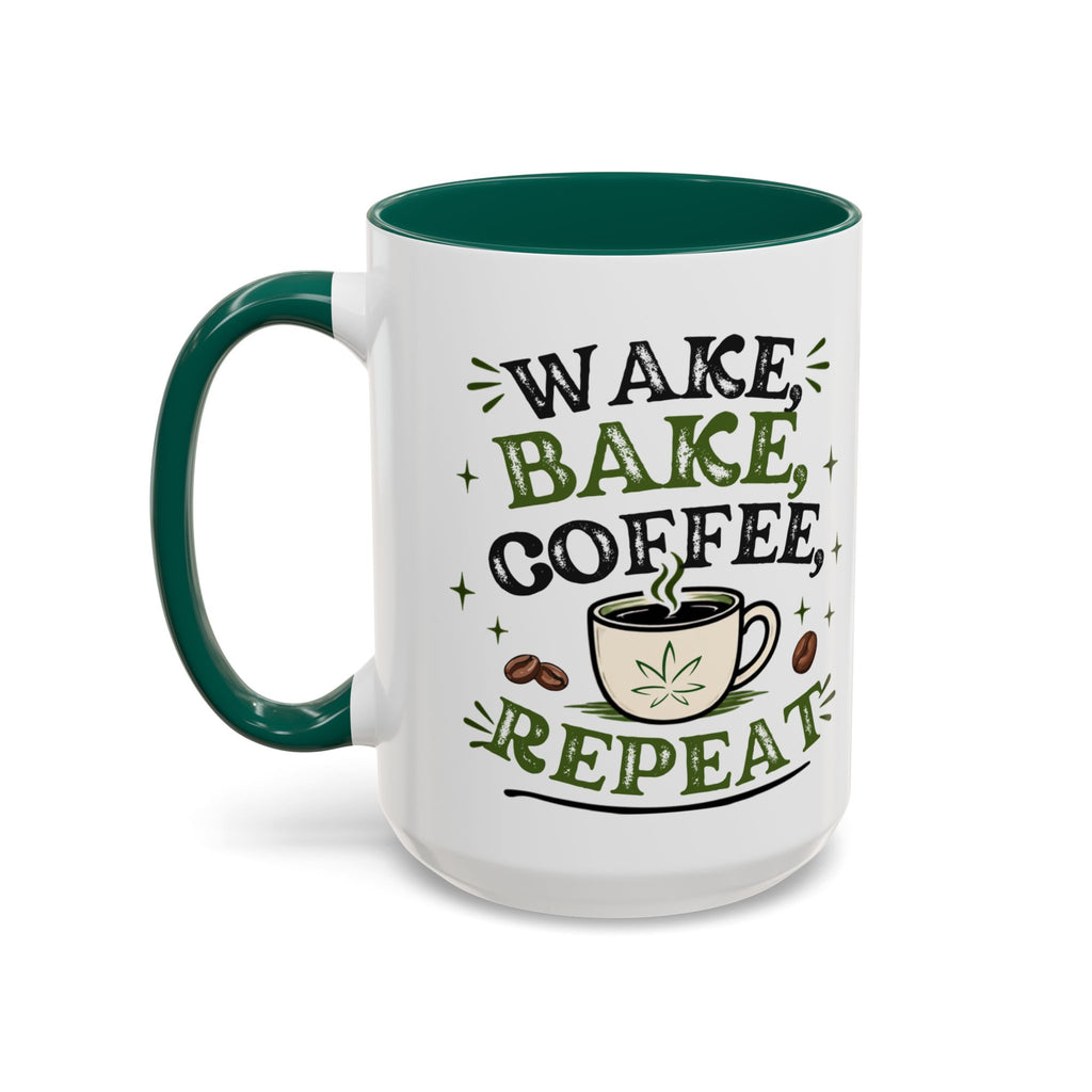 Wake, Bake, Coffee, Repeat | 15oz Ceramic Mug