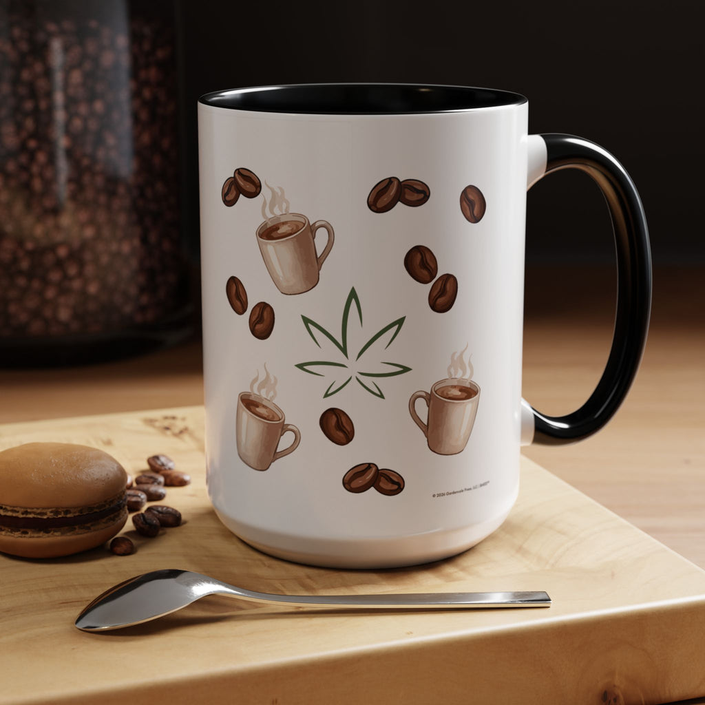 Fueled by Coffee & Canna | 15oz Ceramic Mug