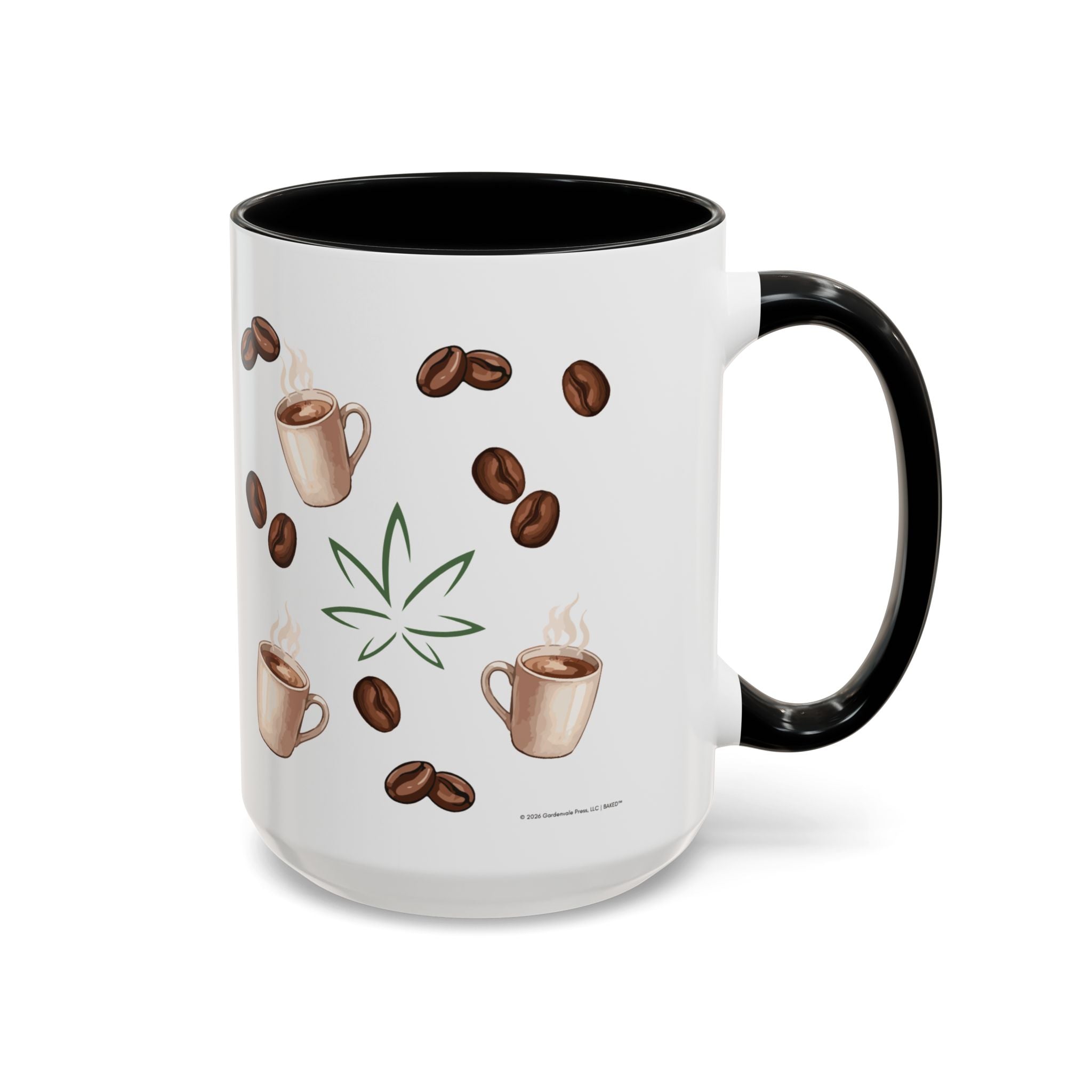 Fueled by Coffee & Canna | 15oz Ceramic Mug